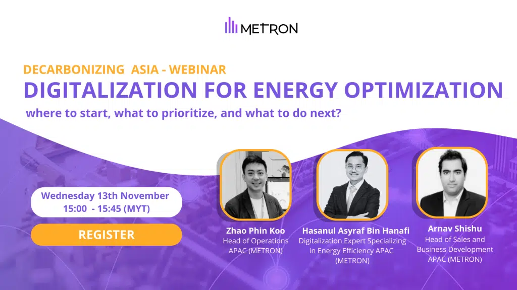 METRON webinar - digitalization energy management asia